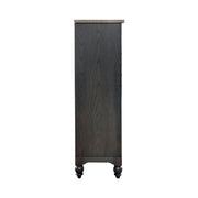 Americana Farmhouse 12 Drawer Chesser in Black image