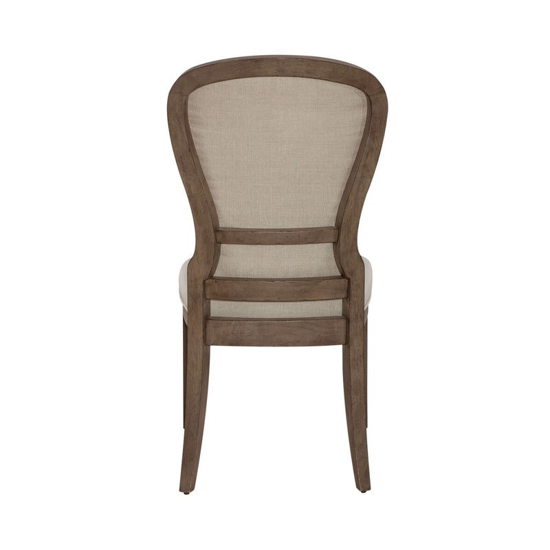 Americana Farmhouse Uph Tufted Back Side Chair image