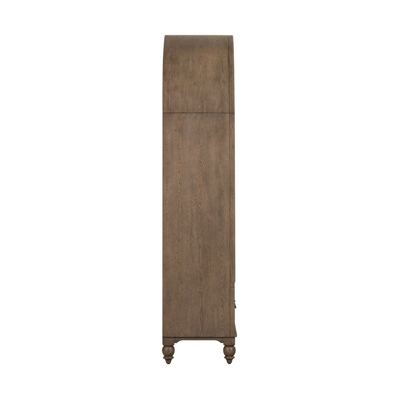 Americana Farmhouse Arched Display Cabinet image