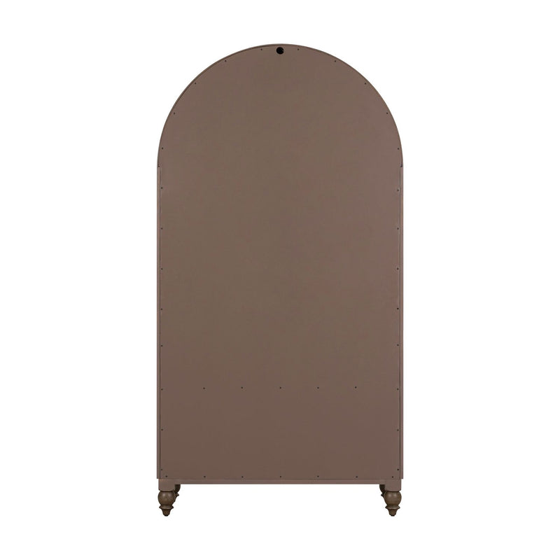 Americana Farmhouse Arched Display Cabinet image