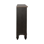 Americana Farmhouse Hall Buffet in Dusty Taupe & Black image