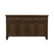 Americana Farmhouse Hall Buffet in Dusty Taupe image