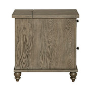 Americana Farmhouse Chair Side Table in Dusty Taupe image