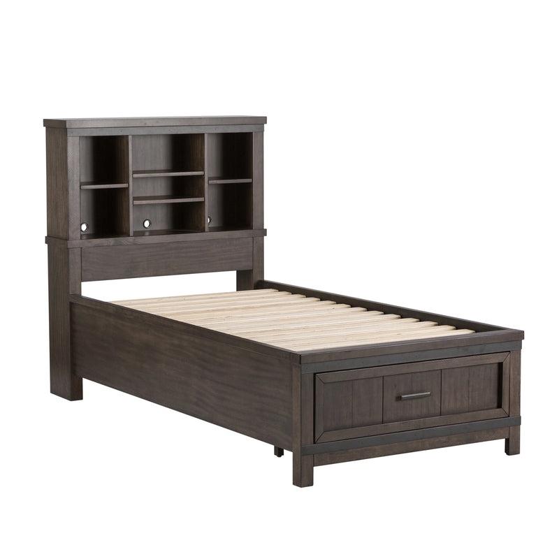 Thornwood Hills Bookcase Bed, Dresser & Mirror image