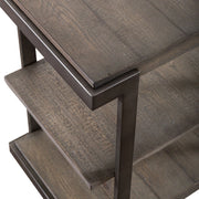 Modern View Tiered End Table in Gray image