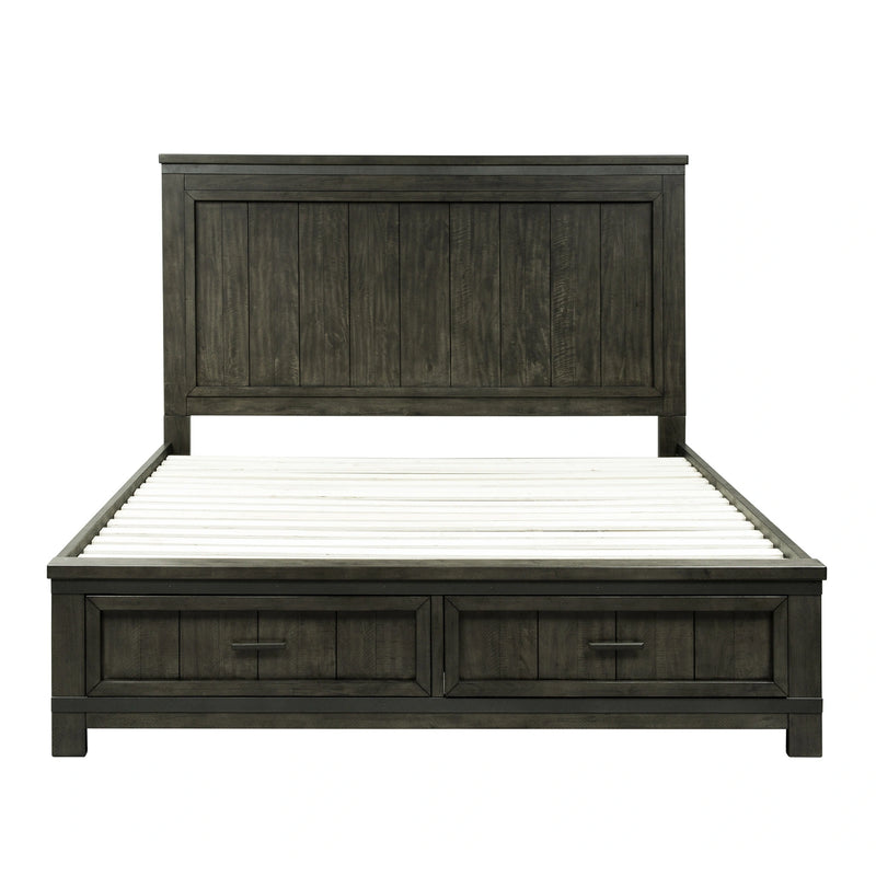 Thornwood Hills Two Sided Storage Bed, Dresser & Mirror image