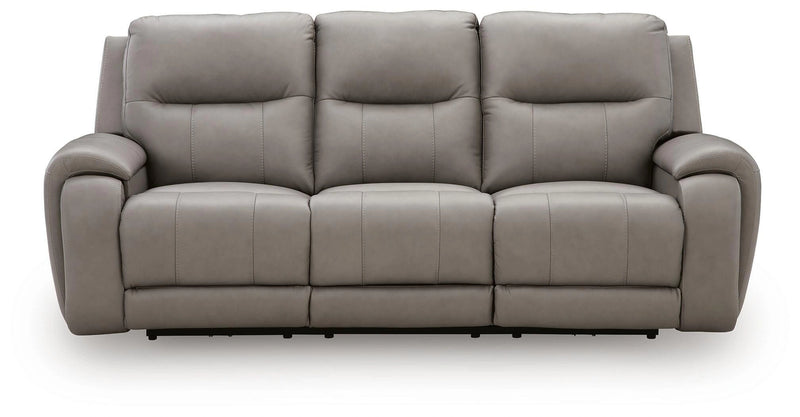 Trendsetter Power Reclining Sofa with Audio Seating
