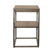 Jamestown Chair Side Table in Brown image