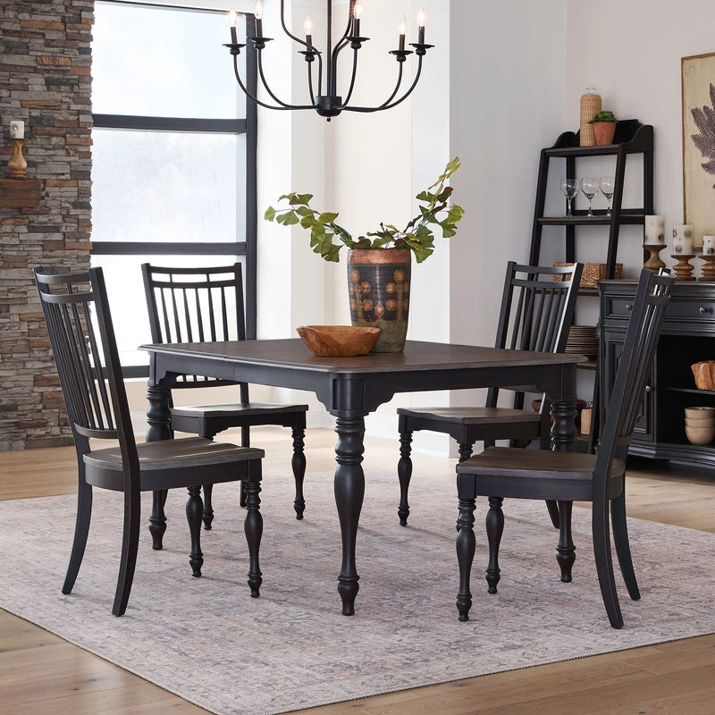 Magnolia Manor Opt 5 Piece Leg Table Set image