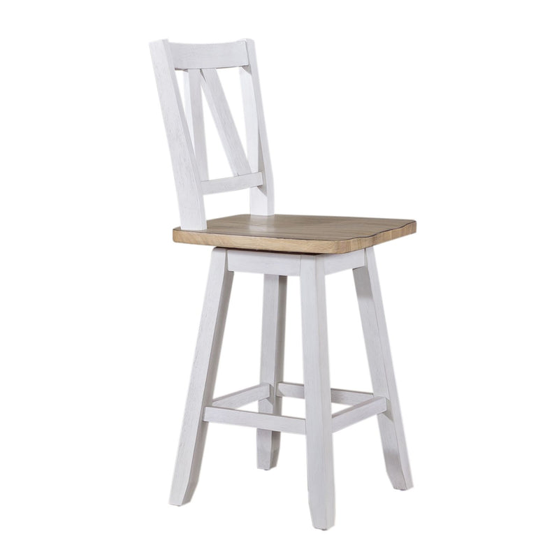 Lindsey Farm Counter Height Swivel Chair (RTA)
