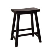 Creations 24 Inch Sawhorse Counter Stool - Black (RTA) image