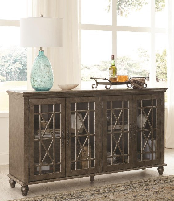 Harper's Branch Antique Platinum Console