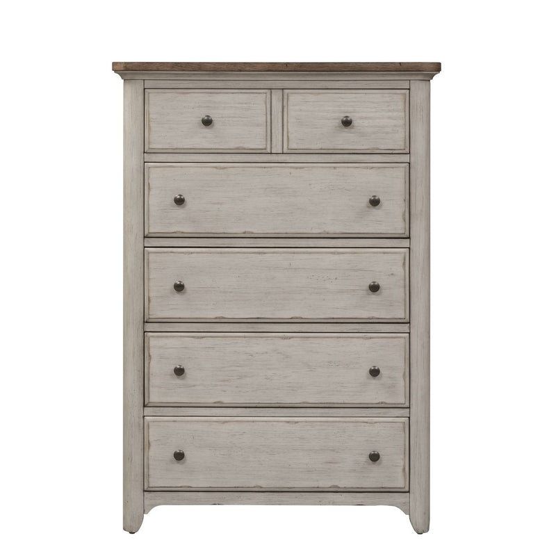 Farmhouse Reimagined Poster Bed, Dresser & Mirror, Chest image