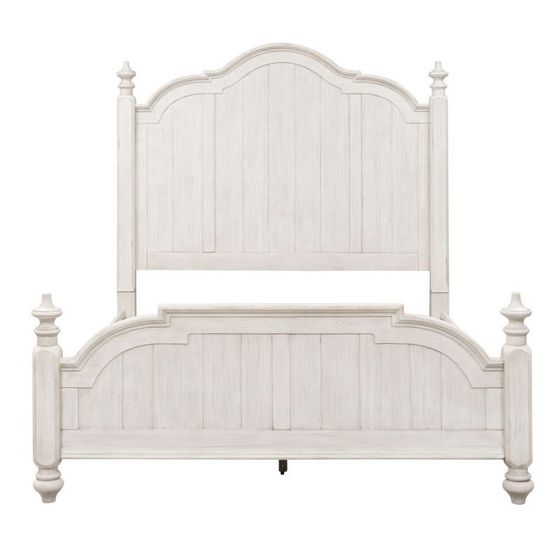 Farmhouse Reimagined Queen Poster Bed, Dresser & Mirror, Chest, Night Stand