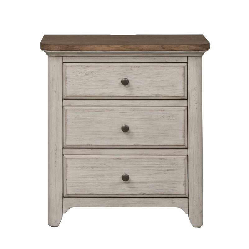 Farmhouse Reimagined Poster Bed, Dresser & Mirror, Night Stand image