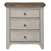 Farmhouse Reimagined Drawer Nightstand in Antique White image