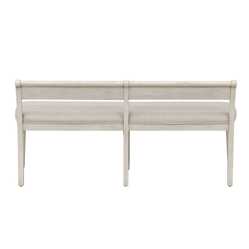 Farmhouse Reimagined Upholstered Bench (RTA) in Antique White image