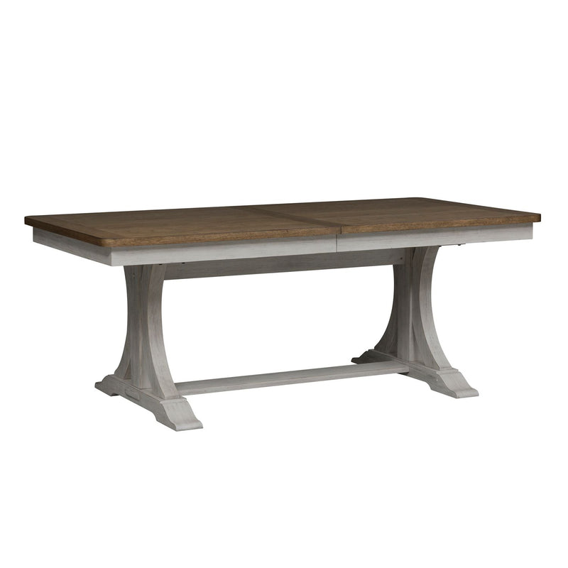 Farmhouse Reimagined Opt Trestle Table Set image