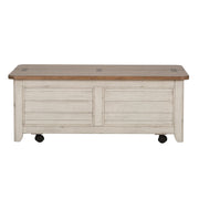 Farmhouse Reimagined Storage Trunk in Antique White image