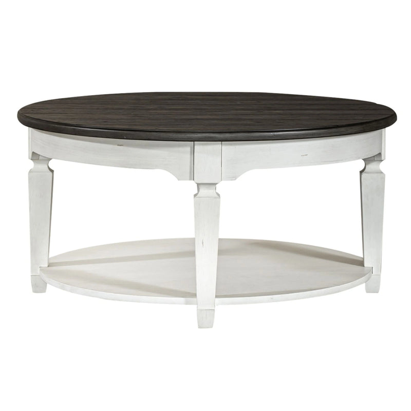 Allyson Park Round Cocktail Table in White image
