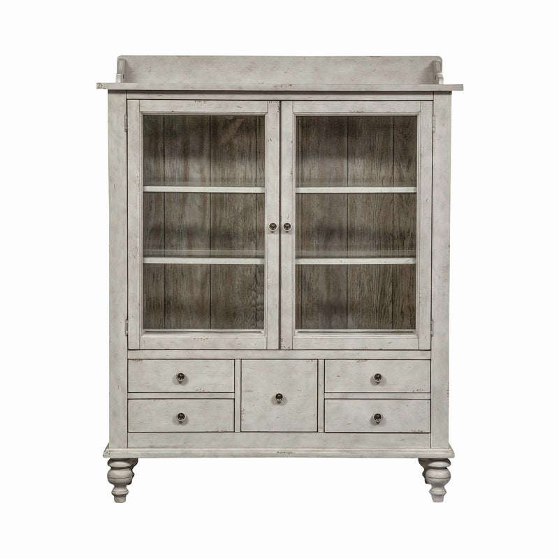 Whitney Display Cabinet in Weathered Gray image