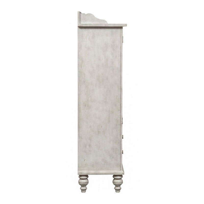 Whitney Display Cabinet in Weathered Gray