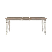 Whitney Rectangular Leg Table in Weathered Gray image