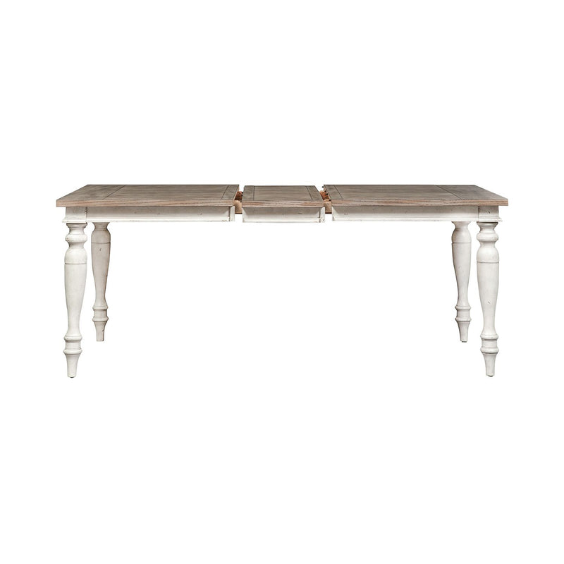 Whitney Rectangular Leg Table in Weathered Gray image