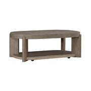 Affinity Cocktail Table in Dusty Taupe with Concrete Top image