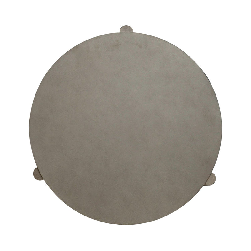 Affinity Round End Table in Dusty Taupe with Concrete Top image