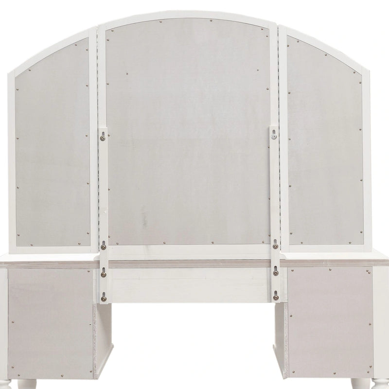 Summer House Vanity Mirror in Oyster White image