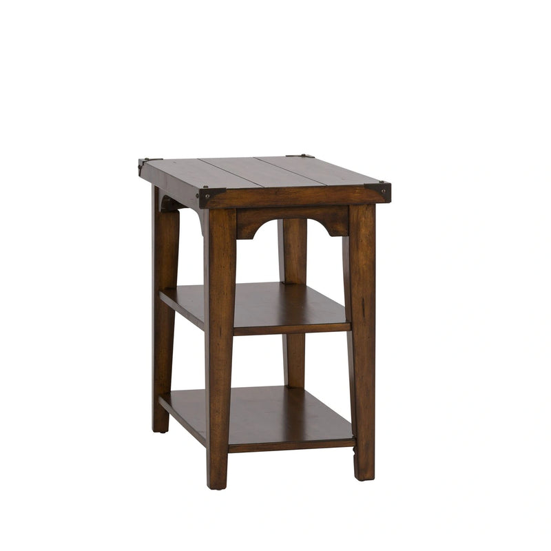 Aspen Skies Chair Side Table in Russet Brown image