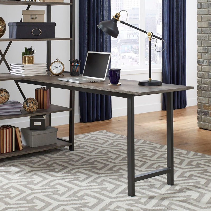 Tanners Creek Desk Top and End Panel in Greystone image
