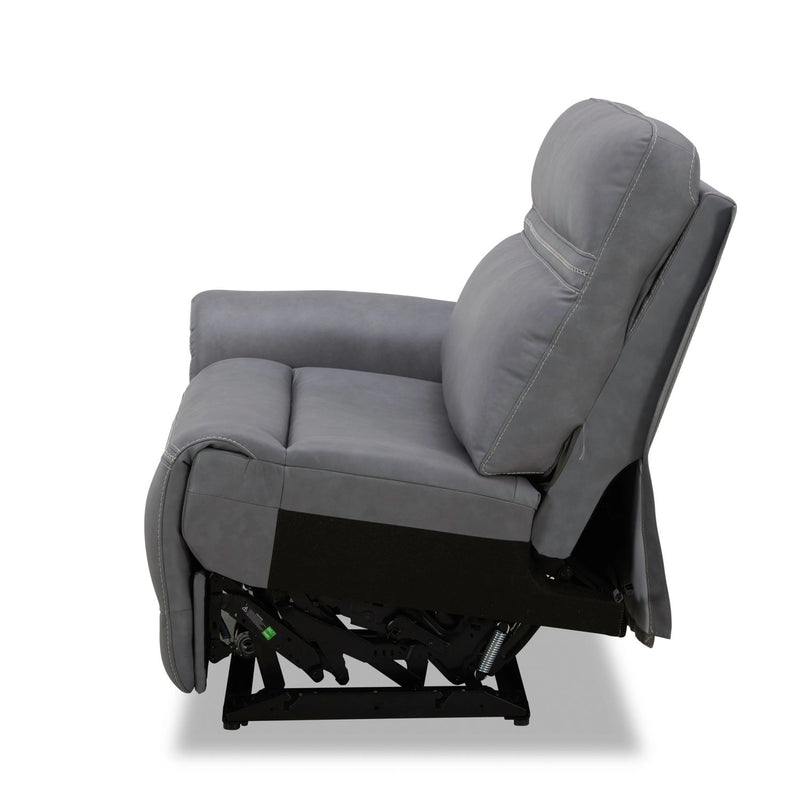 Cooper L Arm Recliner P3 & ZG - Blue Gray image