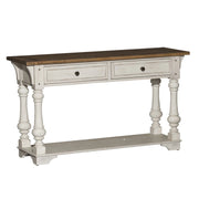 Morgan Creek Sofa Table in Antique White image