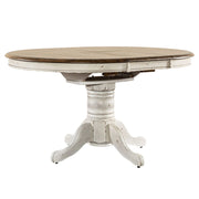 Carolina Crossing Pedestal Table Set- White image