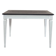 Allyson Park Pedestal Counter Height Leg Table in Wirebrushed White image
