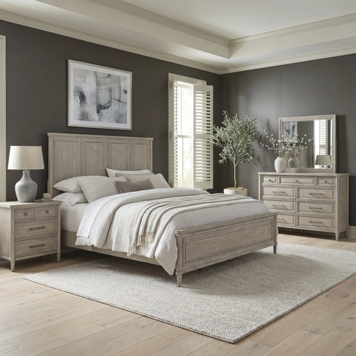 Rochelle Park California Panel Bed, Dresser & Mirror, Night Stand image