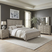Rochelle Park Panel Bed, Dresser & Mirror, Night Stand image