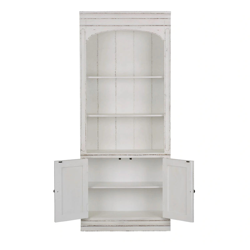 Magnolia Manor Bunching Bookcase in Antique White image