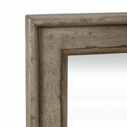 Americana Farmhouse Landscape Mirror in Dusty Taupe and Black image