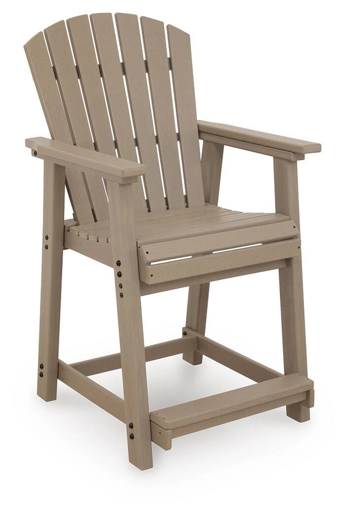 Sandy Dune Outdoor Counter Height Bar Stool (Set of 2)