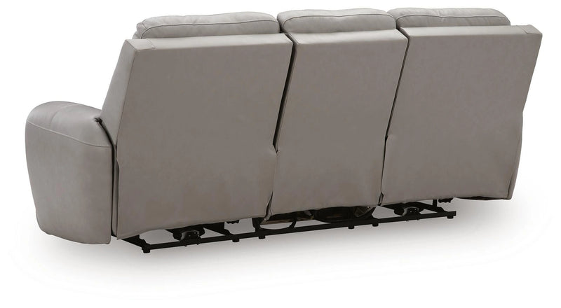 Trendsetter Power Reclining Sofa with Audio Seating