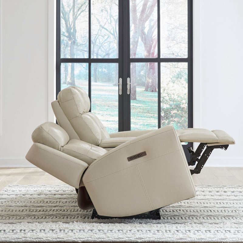 Carrington Loveseat w/Console P3 & ZG in Baja Stone