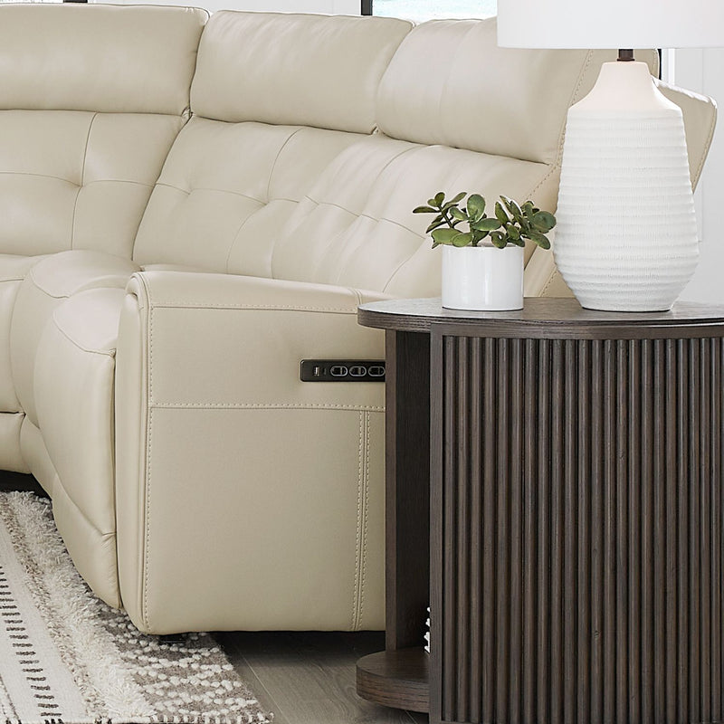 Carrington R Arm Recliner P3 & ZG - Baja Stone image