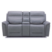 Cooper Loveseat w/Console P3 & ZG in Blue Gray image