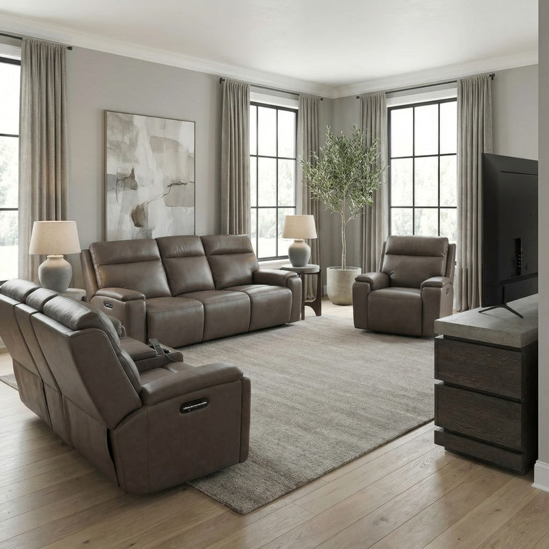 Cyrus Sofa w/ Loveseat & Recliner image