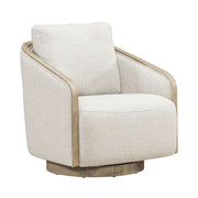 Nora Uph Swivel Accent Chair - Light Brown image