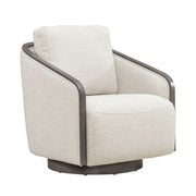 Nora Uph Swivel Accent Chair - Dark Brown image
