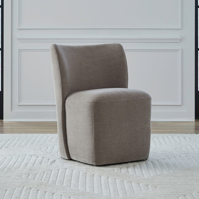Accent Dining Accent Dining Chair w/ Casters - Truffle image